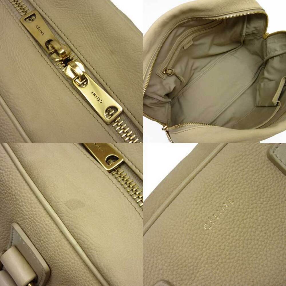 Celine Tan Beige Leather Handbag - Picture 3 of 3